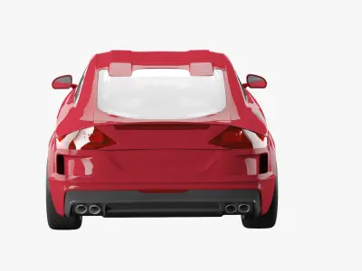 Generic car unique Coupe 3D model