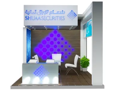 Booth Exhibition Stand a382b 3D model
