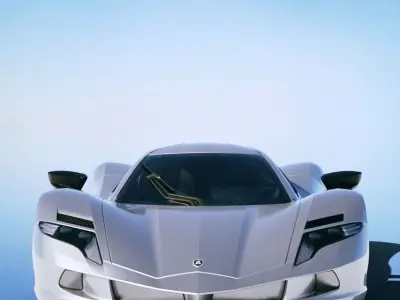 Aspark Owl 2020 Low-poly 3D model