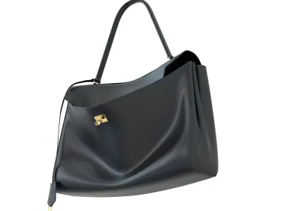 Balenciaga Rodeo Bag Black Low-poly 3D model