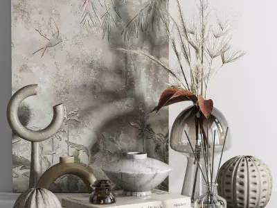 Decorative set010 3D model