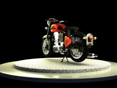 3D Royal Enfield 3D model