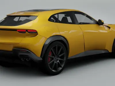 Ferrari Purosangue 2023   3D model