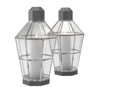 Dining furnitures set 07 3D model