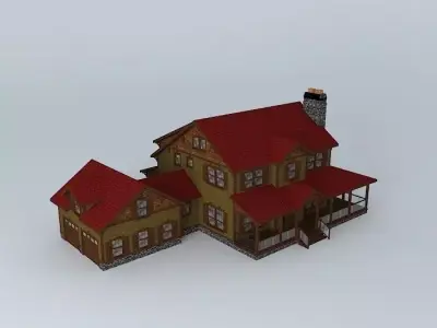 Farm House Free 3D model