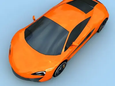 3D model SPORT CAR P1 Low-poly 3D model