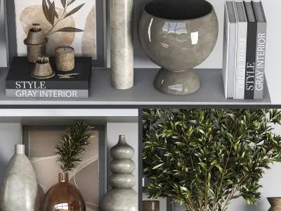 Decorative set 012 3D model