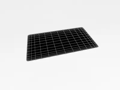 Cartoon Carpet v1 001 Low-poly 3D model