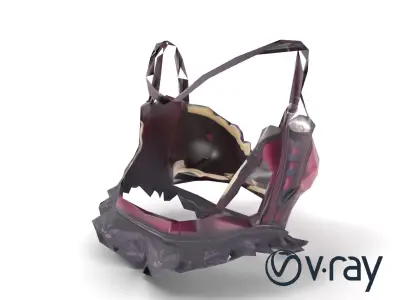 Elegant Lace Lingerie Set model pack Low-poly 3D model