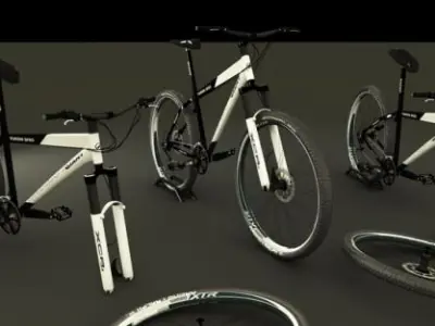 Mountain Bike Giant Yukon 3D model