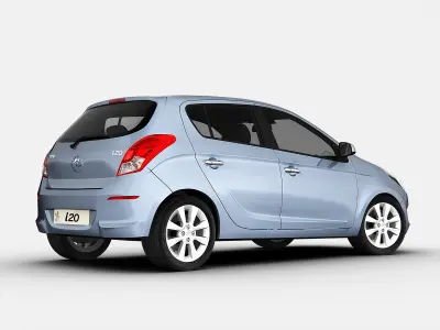 Hyundai i20 2013 3D model