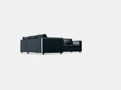 VIMLE Corner sofa 5-seat 1 Low-poly 3D model