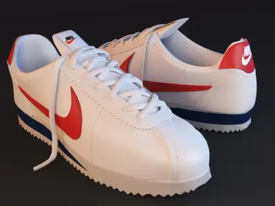 Nike Sneakers Low-poly 3D model