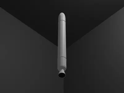 GEM-63 - Solid Rocket Booster Free 3D model
