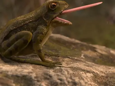 Frogs frog Low-poly 3D model