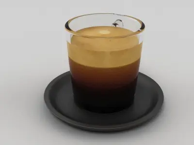 Espresso Glass 3D model