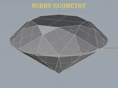 Round Diamond Brilliant Faceting Ideal Cut 3D model