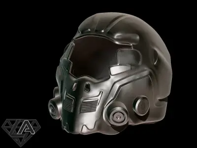 SCI-FI Guardian custom helmet Free 3D print model