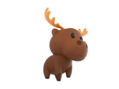 Character045 Moose 3D model