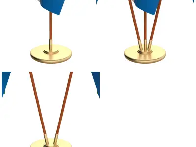 Sierra Leone Flag Pack 3D model