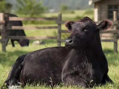 Black Cattle Rig - MAYA 3D model