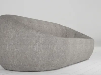 Capsule Sofa Ceres UE4 Low-poly 3D model