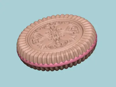 Cookie Mould 10 - Biscuit Silicon Molding 3D print model