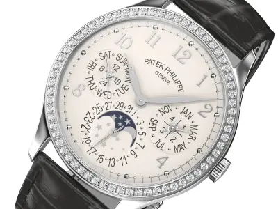 Patek Philippe 7140G Grand Complications Silver 3D model