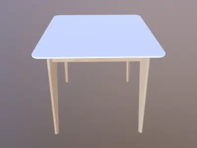 Table square 3D model