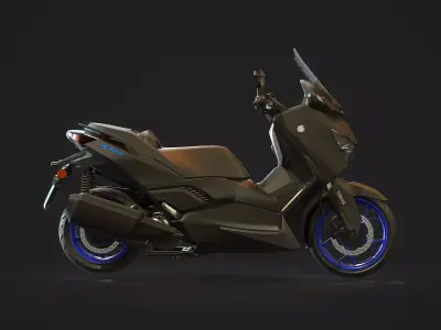 Base model Yamaha X Max 300 2024 3D model