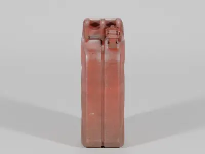 Old Jerry Can 20L Low-poly 3D model