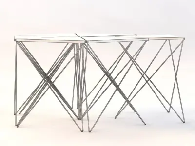 George Tri Side Table 3D model