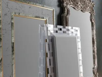 HORCHOW Mirrors Set 02 3D model