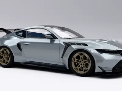Ford Mustang GTD 2025 Low-poly 3D model purchase