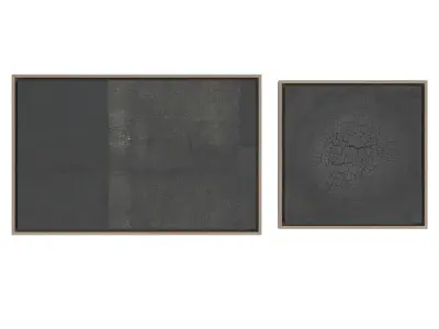 Abstract Painting Frame Set 09 3D model