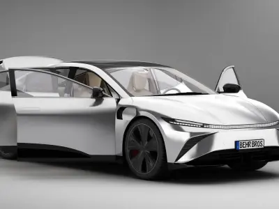 Generic Modern Sedan 3D model