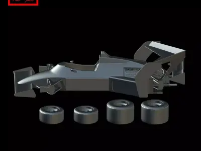 Tyrrell 012 Boomerang F1 1985 3D print model