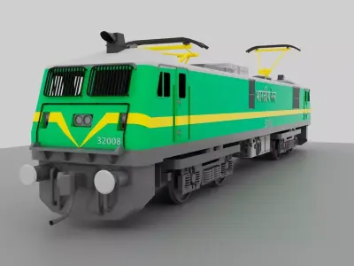 Indian Railways WAG 9 Electric Locomotive Free 3D model