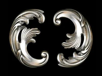 Classic carved 117 3D model