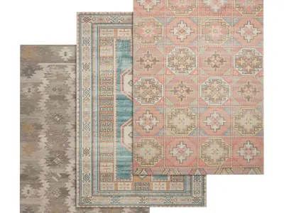 Rug Set 1150 3D model