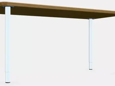 ANFALLARE - OLOV Desk 1 Low-poly 3D model