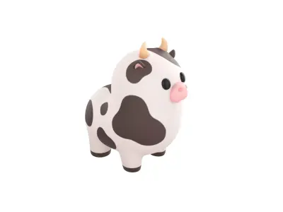 Cow Character 3D model