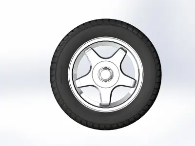 Wheels for scale model of Impala SS 1995 3D print model