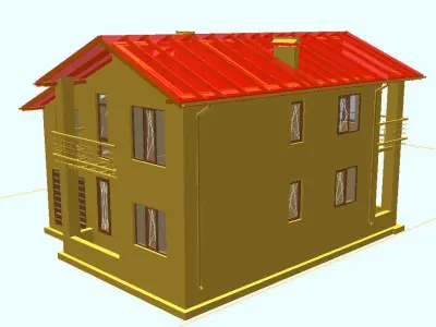 House 200m2  3D model