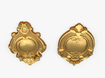 Classic decor ornament 284 3D model