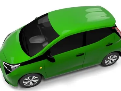 TOYOTA AYGO 5 DOOR Low-poly 3D model