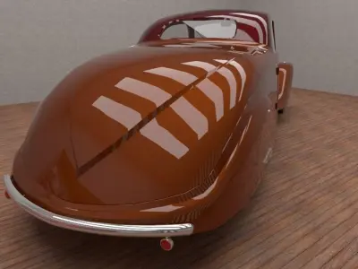 Peugeot 402 Eclipse 1936 3D model
