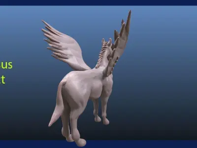 Pegasus  horse 3D model