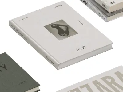 Coffee Table Books 4 3D model