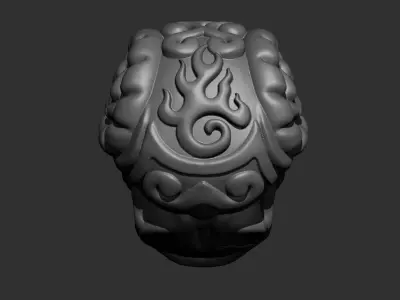 skull 3D print model